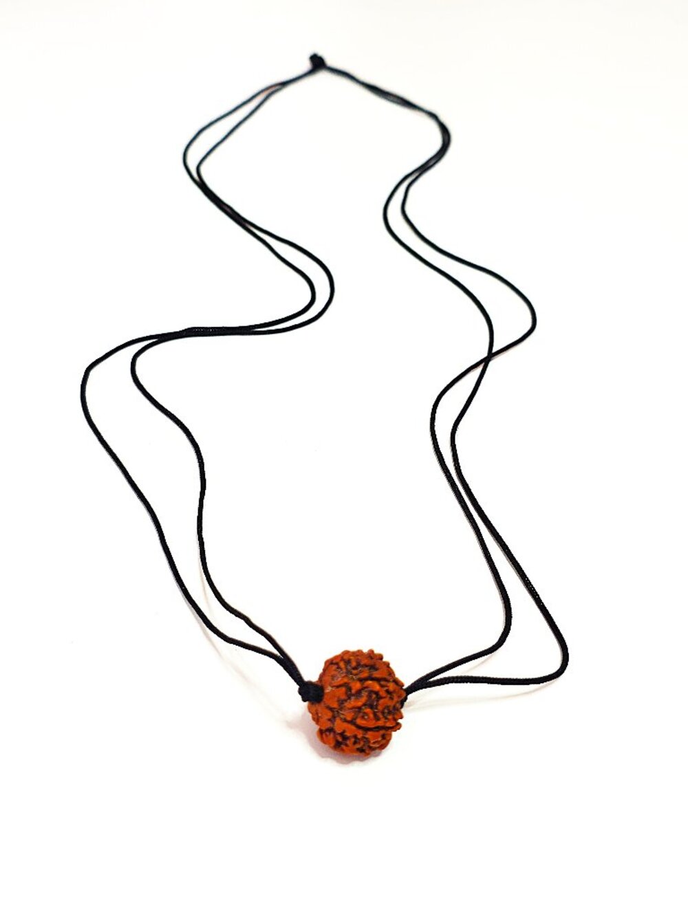 Rudraksha seed pendant necklace